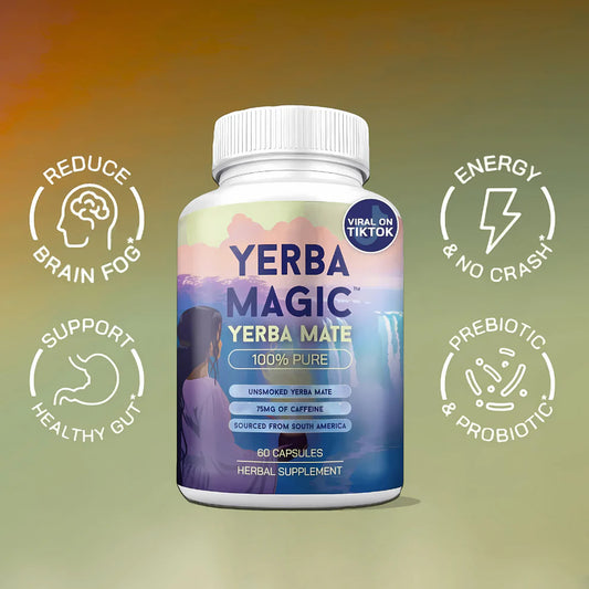 Natural Yerba Mate Energy Capsules – 60 Count